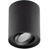 Image de EVN, Plafonnier, ALS20100902 noir Spot LED encastrable 10W 3000K 900lm230V, Abstr 60, orientable à la card. (900 lm)