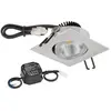 Image de EVN, Plafonnier, PC24N61402 P-LED Plafonnier quad orientable Alu poli IP20 3000K 6W (620 lm)
