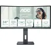 Image de AOC CU34P3CV (3440 x 1440 pixels, 34"), Moniteur, Noir