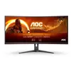 Image de Ecran PC Gaming AOC CU34G2XE/BK WQHD 3440 x 1440 Incurvé 144 Hz 1 ms 34" Noir Rouge