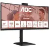 Image de AOC CU34E4CW (3440 x 1440 pixels, 34"), Moniteur, Noir