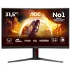 Image de Ecran PC Gaming Aoc C32G4Z 31,5" incurvé 260 Hz Full HD Noir et Rouge