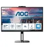 Image de AOC Value-line Q27V5CW/BK - V5 series - écran LED - 27" - 2560 x 1440 QHD @ 75 Hz - IPS - 300 cd/m² - 1000:1 - 4 ms - HDMI, DisplayPort, USB-C - haut-parleurs - noir