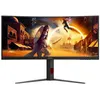 Image de Ecran PC Gaming Aoc CU34G4Z 34" incurvé 240 Hz WQHD Noir et Rouge