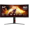 Image de AOC CU34G4Z (3440 x 1440 pixels, 34"), Moniteur, Rouge, Noir