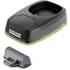Image de Kärcher Station de recharge + batterie interchangeable, Nettoyeur pour vitres : accessoires, Noir