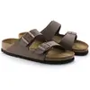 Image de Birkenstock, Unisexe, Sandales, Arizona Birko-Flor Nubuk étroit, Marron, (40)
