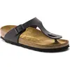 Image de Birkenstock, Unisexe, Sandales, Gizeh Birko-Flor étroit, Noir, (38)