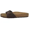 Image de Birkenstock, Unisexe, Sandales, Madrid Birko-Flor étroit, Marron, (41)