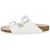 Image de Birkenstock, Unisexe, Sandales, Arizona Birko-Flor normal, Blanc, (47)