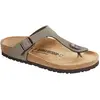 Image de Birkenstock, Femmes, Sandales, Gizeh Birko-Flor Nubuk Normal, Gris, (42)