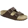 Image de Birkenstock, Unisexe, Sandales, Arizona Nubukleder Schmal, Marron, (39)