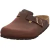 Image de Birkenstock, Unisexe, Sandales, Boston nubuck normal, Marron, (44)