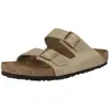 Image de Birkenstock, Unisexe, Sandales, Arizona Nubuck Étroit, Marron, (40)