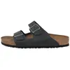 Image de Birkenstock, Unisexe, Sandales, Pantoletten Arizona, Noir, (36)