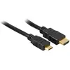 Image de Goobay HDMI (Typ A)   mini HDMI (Typ C) (5 m), Câble vidéo, Noir