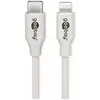 Image de Goobay USB C   Lightning (2 m, USB 2.0, 12.50 W), Câble USB
