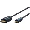 Image de clicktronic Câble USB-C vers HDMI. M/M. Bleu. 2.0m (2 m), Câble vidéo, Bleu