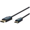 Image de clicktronic Câble USB-C vers DP. M/M. Bleu. 1.0m (1 m), Câble vidéo, Bleu