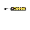 Image de Goobay Multiprise extérieure 5 prises 3m (Noir/Jaune)
