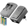 Image de Goobay Chargeur de piles photo enfichable (1 pcs, Batterie), Chargeur de batterie