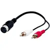 Image de Goobay 2in1, Adaptateur audio, Noir