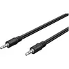 Image de Goobay Câble de connexion audio AUX, 3,5 mm stéréo, câble plat (5 m, Câble AUX), Câble audio