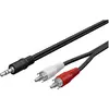 Image de Goobay 2in1 (10 m, Câble AUX, Câbles Cinch), Câble audio