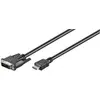 Image de Goobay DVI   HDMI (Typ A) (2 m), Câble vidéo, Noir