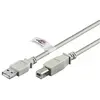Image de Medium Wentronic Goobay Câble USB 2.0 Hi-Speed avec certificat USB, gris, 3 m (3 m, USB 2.0), Câble USB