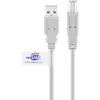 Image de Goobay USB 2.0 A auf B (5 m, USB 2.0), Câble USB