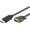 Image de Goobay DisplayPort   DVI (2 m), Câble vidéo, Noir