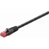 Image de Goobay CAT 6 câble patch outdoor, U/UTP, noir, 20 m (U/UTP, CAT6, 20 m), Câble réseau