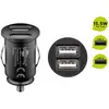 Image de Goobay Chargeur de voiture USB double 3,1A, Adaptateur pour véhicule, Noir