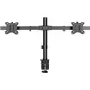 Image de Goobay Doppel-Monitorhalterung (Tables, 32", 9 kg), Support de moniteur, Noir