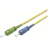 Image de Goobay Câble à fibre optique FTTH, monomode OS2 jaune, jaune simplex, 25 m (25 m), Câble réseau