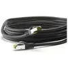 Image de Goobay Câble patch RJ45 avec câble brut CAT 8.1 S/FTP, noir (S/FTP, CAT8.1, 7.50 m), Câble réseau
