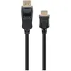 Image de Goobay DisplayPort   HDMI (3 m), Câble vidéo, Noir