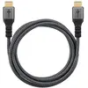 Image de Goobay HDMI (Typ A)   HDMI (Typ A) (5 m), Câble vidéo, Noir, Gris, Argent