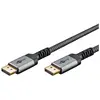 Image de Goobay DisplayPort   DisplayPort (3 m), Câble vidéo, Noir, Argent