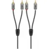 Image de Goobay 2x RCA - 2x RCA (0.50 m, Câbles Cinch), Câble audio