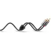 Image de Goobay Câble RCA stéréo, 1 m, Sharkskin Grey (1 m, Câbles Cinch), Câble audio