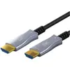 Image de Goobay Series 2.1 Optical Hybrid Ulra High-Speed HDMI  Cable with Ethernet (AOC), 20 m, noir - Highges (20 m), Câble vidéo, Noir, Gris