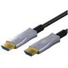 Image de Goobay Series 2.1 Optical Hybrid Ulra High-Speed HDMI  Cable with Ethernet (AOC), 50 m, noir - Highges (50 m), Câble vidéo, Noir, Gris