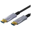 Image de Goobay Series 2.1 Optical Hybrid Ulra High-Speed HDMI  Cable with Ethernet (AOC), 70 m, noir - Highges (70 m), Câble vidéo, Noir, Gris