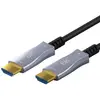 Image de Goobay Series 2.1 Optical Hybrid Ulra High-Speed HDMI  Cable with Ethernet (AOC), 100 m, Black - High-Grade (100 m), Câble vidéo, Noir, Gris