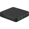 Image de Goobay USB-C PD GaN Multiport-Tischladegerät 65 W schwarz (65 W, 4 ports), Chargeur USB, Noir