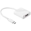 Image de Goobay USB-C vers DisplayPort (DP, 17.50 cm), Adaptateur données + vidéo, Blanc