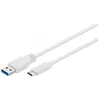 Image de Goobay Cable USB 3.0 type A - C M/M 20cm (Blanc)