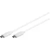 Image de Goobay Câble USB 3.1 Gen 1 USB-C , 1 m (1 m, USB 3.2 Gen 2x2, 60 W), Câble USB